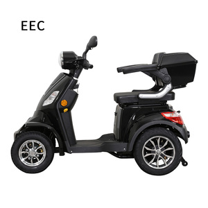 Scooter Eléctrico de 4 Ruedas, 3 Modos de Velocidad Seleccionables, Motor sin Escobillas de 1000W, Carga Máxima de 150 kg, Velocidad Máxima de 25 <span class=keywords><strong>km</strong></span>/h, Alcance de 50 <span class=keywords><strong>km</strong></span> - Product Image 3