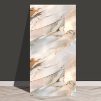 MOI Wholesale 60cm*30cm Autocollant mural en marbre PET auto-adhésif imperméable moderne pour cuisine, hôtel, salon, salle de bain, salle de sport