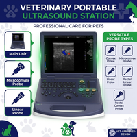 Échographe vétérinaire portable couleur Doppler compact pour chiens et chats