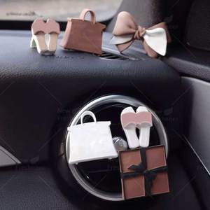 Difusor de Aromas para Auto, Portátil, Hecho a Mano, de Yeso de Alta Densidad, con <span class=keywords><strong>Clip</strong></span> de Ventilación, para Regalo de Chicas - Product Image 2