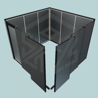Mini-maison modulaire préfabriquée détachable en usine pour bureau, atelier, bar, KTV et salle à manger à thème