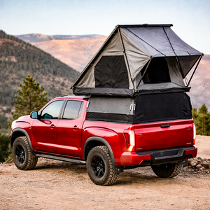 Toit de camion Ecocampor, auvent en aluminium, auvent de camping-car F150, auvent de camping-car avec tiroirs de rangement pour camions de taille moyenne, pick-up 4x4 - Product Image 1