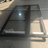 Porte intérieure à double battant en verre, porte française avec verre trempé, verre Low-E