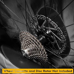 Sac de transport pour roues de vélo en nylon léger et durable, sac double roue pour vélo avec bandoulière - Product Image 3