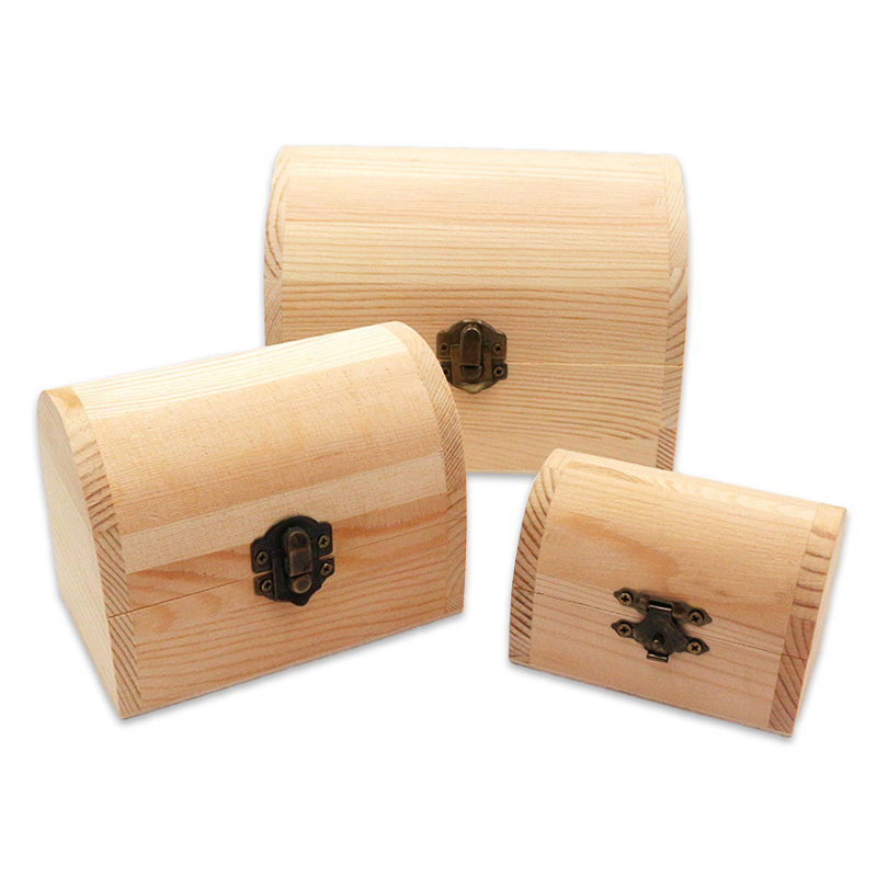 Buachois Mini Coffre Au Trésor En Bois Décoratif Vintage Style Chinois Coffre Au Trésor Oriental Bijoux De Pirate Rétro Jouet Boîte En Bois Pour Livres Cartes Collection Cadeaux(Lotus