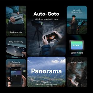Telescopio Inteligente Dwarf 3 - Cámara de Astrofotografía Portátil, Captura de Astronomía/Vida Silvestre, Procesamiento Integrado, Seguimiento Automático 4K - Product Image 2