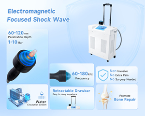 Equipo de Terapia de Ondas de Choque Focalizadas No Invasivas MBS Deepweve FSWT, Máquina de Terapia de Ondas de Choque Extracorpóreas para Humanos y Mascotas - Product Image 2