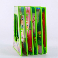 Libro de Actividades 3D Curiosity Pets de ABS+Papel+Espuma EVA, Juguete Interactivo de Aprendizaje de Animales con Ojos Móviles para Mayores de 14 Años