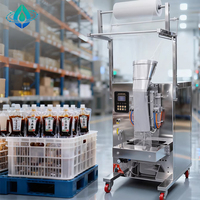 Machine de remplissage automatique de sachets d'eau à haute productivité pour boissons et aliments, facile à utiliser, avec collage de sachets Doypack