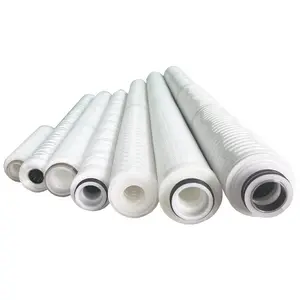 High Flow Water Filter Filters 40 Inch Pleated Filter Cartridges