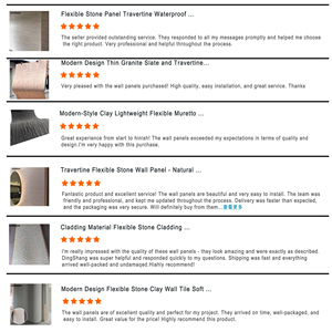 Matte đôi linh hoạt đá tấm tường-thiết kế hiện đại bên ngoài bức tường ứng dụng 3D mô hình thiết kế linh hoạt gạch - Product Image 3