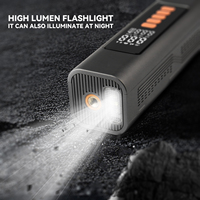 Portable 4 in 1 Tire Inflator 4000mAh Cordless Durable Car Vacuum Air Pump with LED Light for Basketball Vehicle Tyre