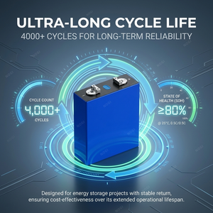 Batterie LiFePO4 de qualité A 334Ah 3.2V Cellule LFP EV E LF334 Batterie LFP à décharge profonde pour applications solaires ESS UPS EV marines - Product Image 4