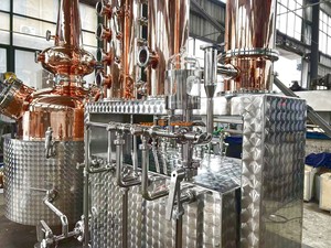 Alambique de Destilación de Cobre TW Turnkey 300L 500L, Equipo de Destilación de Ginebra para Destilería Artesanal - Product Image 6