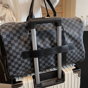 लक्जरी चमड़े के डफ़ल डिजाइनर उच्च गुणवत्ता वाले pसप्ताहांत वाटरप्रूफ महिला पुरुष कस्टम लोगो डफ़ल यात्रा बैग - Product Image 5