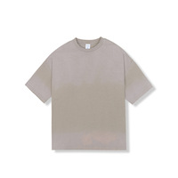 260gsm Tie Dye Acid Wash Dtg Imprimer Coton Vintage Logo Tee Hommes Vêtements Blanc Surdimensionné T-shirt Personnalisé T-shirt