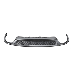 <span class=keywords><strong>Nuevo</strong></span> <span class=keywords><strong>Audi</strong></span> <span class=keywords><strong>A4</strong></span> 2009-2012 Facelift Kit de labios difusor trasero con parrilla <span class=keywords><strong>Audi</strong></span> S4 parachoques - Product Image 1