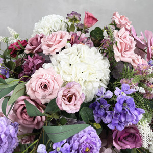 ลูกบอลดอกไม้ประดิษฐ์คุณภาพสูงสำหรับตกแต่งงานแต่งงานลูกบอลดอกไม้ประดิษฐ์สีผสม3D - Product Image 5