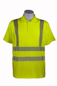 เสื้อโปโลสะท้อนแสงความปลอดภัยสูง แขนสั้น เสื้อโปโลทำงานแบบมองเห็นได้ชัดเจน สำหรับงานก่อสร้างและจราจร - Product Image 2