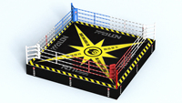 Équipement de boxe international de haute qualité pour la compétition, ring de boxe personnalisé avec logo, modèle WILLON DL-R1305, taille 6m*6m