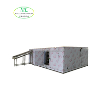 Walley Industriële IQF Groente- & Fruitspiraalvriezer 12-25kW 1000KG Capaciteit