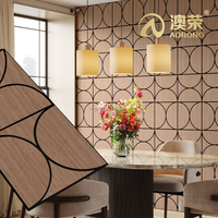 AoRong Luxe Géométrique Installation Facile Polyvalence Fibre de Polyester Panneau Insonorisant Finition PVC Panneaux Acoustiques en Feutre pour Animaux Domestiques