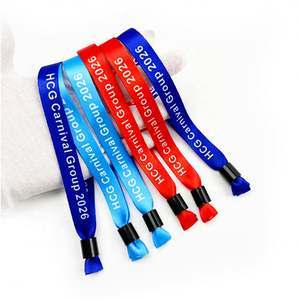 Bracelets personnalisés multicolores en gros avec fermeture coulissante – Idéal pour festivals et événements (bracelet-billet) - Product Image 2