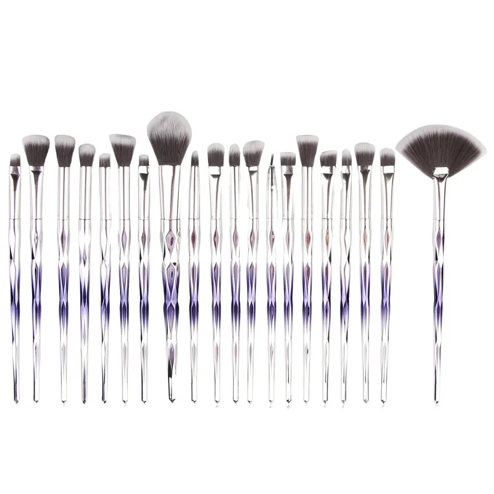 MAANGE new design 2022 makeup brush 20 pcs sets custom rhinestone diamond makeup brushes