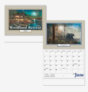 Calendarios <span class=keywords><strong>de</strong></span> Pared Personalizados <span class=keywords><strong>de</strong></span> Alta Calidad para 2027, Diseño Bosque Encantado, con Logotipo Personalizado, Regalo Promocional, Venta al Por Mayor - Product Image 1