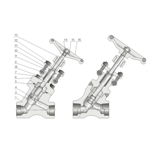 Van Cầu Kiểu Chữ Y Hàn Class 800 A105 SS SW Rèn Áp Lực Cao Giảm Giá Mạnh Từ Nhà Máy API - Product Image 2