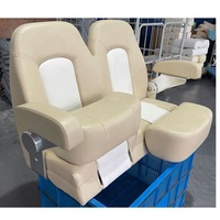 Banc de siège de bateau deux places de luxe de qualité marine Sièges de bateau Banquette pliable