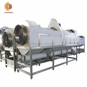 Stainless Steel Carrot Cassava Taro Fruit Washing and Conveying Machine