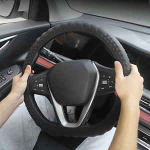 Accessoires d'intérieur de pièces automobiles couverture de <span class=keywords><strong>volant</strong></span> de voiture antidérapante en Silicone avec Logo - Product Image 6