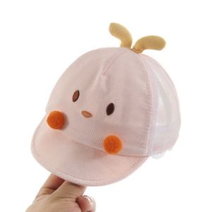 Sombrero de sol fino de verano para recién nacido, estilo de personaje informal, gorra de protección <span class=keywords><strong>solar</strong></span> para bebé para primavera y verano - Product Image 3