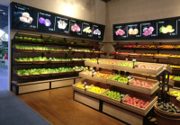 Supermarkt Groenten En Fruit Display Rek Planken