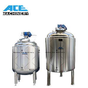Mélangeurs industriels Ace 200L 500L 1000L Équipement mélangeur Réservoirs de mélange chemisés chauffés à la vapeur en acier inoxydable avec agitateur - Product Image 5
