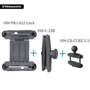 Support de tablette antivol pour voiture compatible FZ-G2, adapté à toutes les tablettes PC de 285x200mmx31mm - Product Image 4