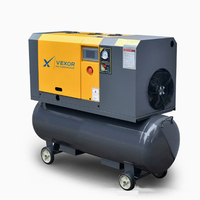 VEXOR 7.5KW 10HP 8bar 220V 380V 2-in-1 Screw Air Compressor Tire Inflation Spray Painting Repair Car Enthusiast Recommended