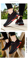 Baskets de sport décontractées de grande taille anti-respirantes pour hommes doublure en maille mocassins de course à pied pour la tendance de la mode estivale