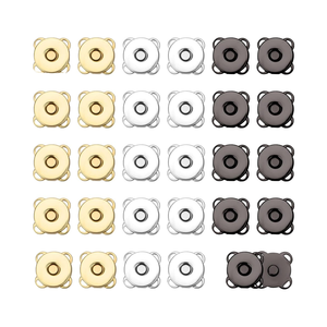 Boutons à pression magnétiques en alliage de zinc en forme de cœur et d'étoile, taille personnalisée, pour sacs, vêtements, accessoires de couture DIY - Product Image 1
