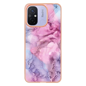 เคส IMD สำหรับ redmi 12C/redmi 11A 4G เคสโทรศัพท์ลายหินอ่อนสำหรับ Galaxy S22 Ultra - Product Image 1