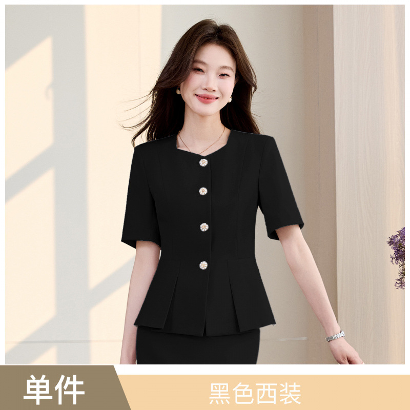 black suit