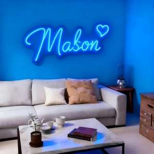 Fabricant, livraison rapide, pas de MOQ, dropshipping, lettres en néon acrylique LED personnalisées, enseigne au néon pour la décoration de salon, publicité - Product Image 5