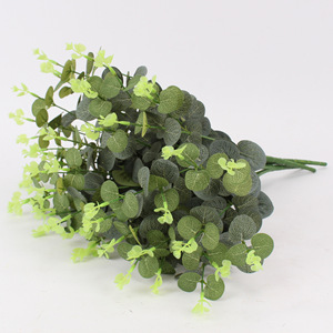 Eucalipto Artificial Tainen de 50 cm, Flor de Seda, Decoración Verde para Bodas, Decoración para Exteriores, Decoración para el Hogar, Arreglo Floral - Product Image 3