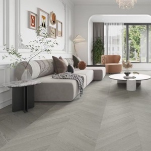 Màu đỏ nâu SPC sàn gỗ 6mm 7mm vải không thấm nước SPC sàn - Product Image 6