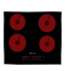 Placa <span class=keywords><strong>de</strong></span> vitrocerámica <span class=keywords><strong>Vitro</strong></span> <span class=keywords><strong>de</strong></span> 4 quemadores aprobada por Rosh, encimera eléctrica integrada con cuatro zonas <span class=keywords><strong>de</strong></span> cocción para una fácil instalación KANGER - Product Image 1