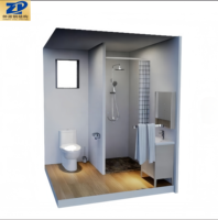 Bagno Pubblico Portatile Best Seller con Pannelli Sandwich e Struttura in Acciaio per Parchi all'Aperto, Design Moderno, 1 Anno di Garanzia
