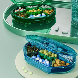 Wholesale Portable Small Medicine Storage <b>Box</b> Moisture-Proof and Sealed Carry-On Pills Container - Product Image 4