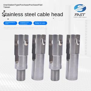 स्टेनलेस स्टील 304 केबल हेड और ग्लास पर्दे के लिए लॉक हेड और लॉक हेड - Product Image 1