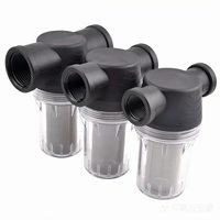 Filtre de tuyauterie haute pression pour arrosage de jardin 1/2'' 3/4'' 1'' pour nettoyeur haute pression, pompe à eau et irrigation agricole